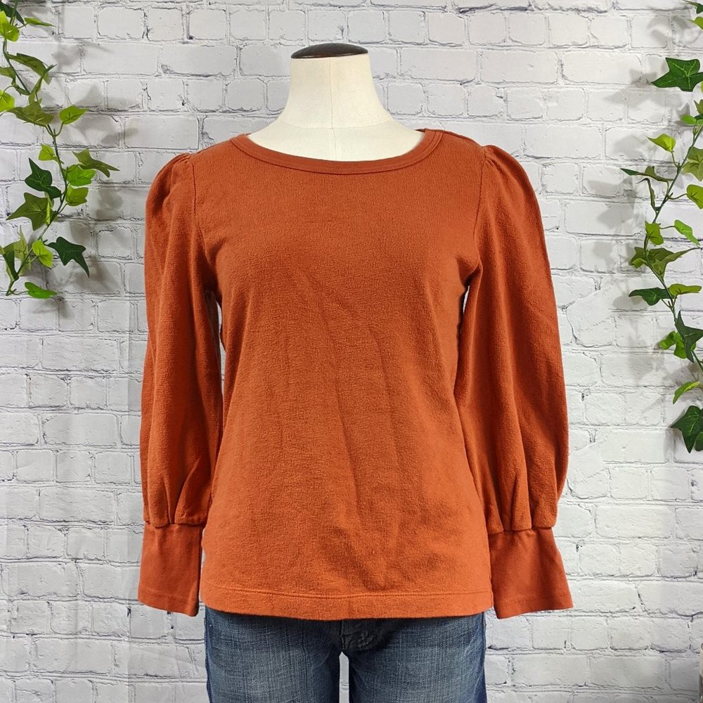 FREE ASSEMBLY Women's Three-Quarter Blouson Sleeve